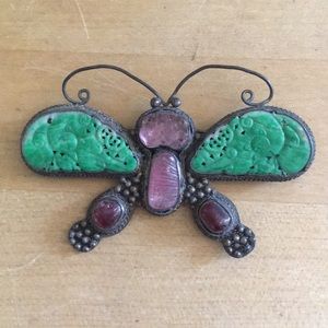 Antique Butterfly Brooch